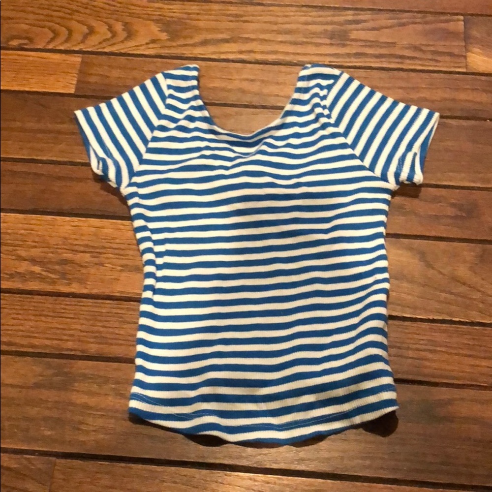 Striped crop top
